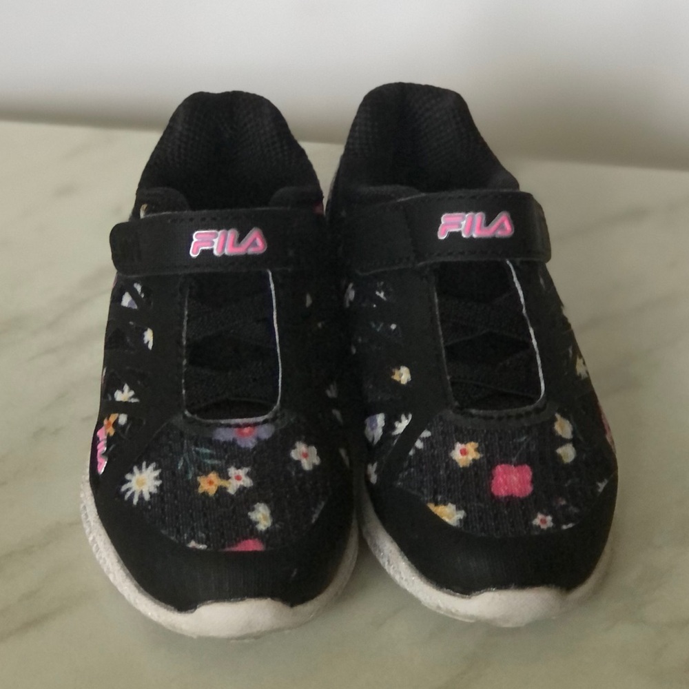 Fila Toddler Girls' Running Shoe Black